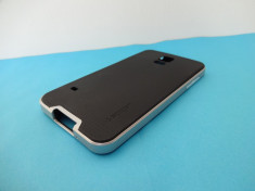 Husa Samsung Galaxy S5 Carcasa Spigen NEO HYBRID Bumper Argintiu foto