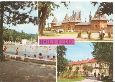 CPI (B4935) BAILE FELIX, EDITURA OSEDT, CIRCULATA, 15.8.1973, STAMPILE, TIMBRU IMPRIMAT foto