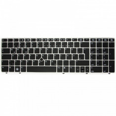 Tastatura HP US Compaq Probook 6560b, 6560p, 8560p, 8570p, Silver foto