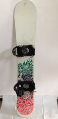 PLACA SNOWBOARD ATOMIC COLD SMOKE 168 + LEG SALOMON foto