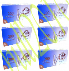 6x TUBURI CLUB ELEGANT 1200 tuburi, filtre tigari/cutie pt injectat tutun/tabac foto