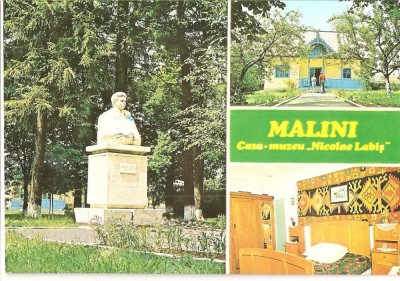 CPI (B4922) MALINI. CASA MUZEU &amp;quot;NICOLAE LABIS&amp;quot;, MOZAIC, EDITURA MERIDIANE, NECIRCULATA, (17942) foto