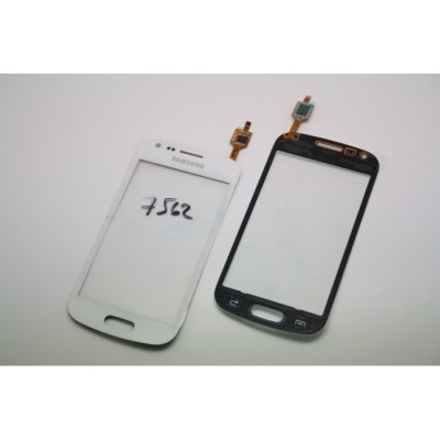 Touchscreen Samsung Galaxy S Duos alb S7562 foto