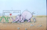 NAMIBIA 2000 - ELEFANT(LEGENDE) 1 S/S, NEOBLITERATA - AS 096