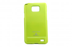 Husa My-Jelly Samsung Galaxy S2 I9100 Lime foto