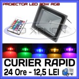 PROIECTOR RELFECTOR LED 30W - RGB CU TELECOMANDA - ILUMINARE DECORATIVA - 220V, ZDM