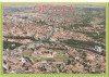 CPI (B4939) ORADEA. PANORAMA AERIANA CU CETATEA, EDITURA TOMPRES, NECIRCULATA, Fotografie