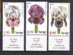 ISRAEL 1978, Flora, serie neuzata, MNH foto