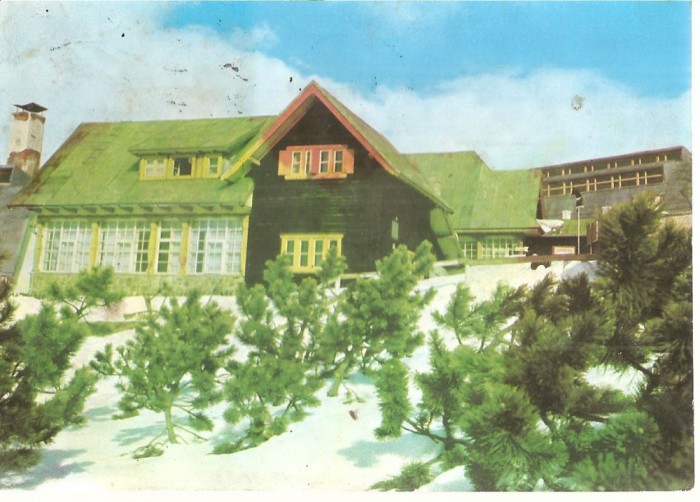 CPI (B4909) MUNTII BUCEGI. CABANA &quot;PIATRA ARSA&quot;, EDITURA MERIDIANE, CIRCULATA, 09.9.1981, STAMPILE, TIMBRU