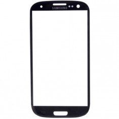 Geam Sticla glass Samsung s3 i9300 i9305 negru