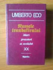 e0 Numele Trandafirului - Umberto Eco foto