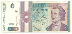 ROMANIA 1000 1.000 LEI 1991 [3] foto