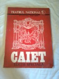 TEATRUL NATIONAL ~ STAGIUNEA 1982-1983 ~ CAIET EDITIE SPECIALA