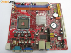 Placa de baza MSI PM9M-V - DDR + DDR2, SATA, IDE, video - socket LGA775 - impecabila foto