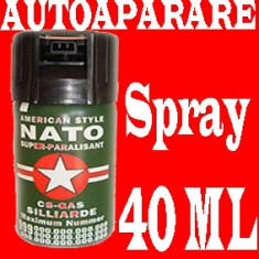 Spray paralizant NATO autoaparare cu lacrimogen foto