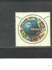 FRANTA 1998 - MINGE DE FOTBAL , timbru stampilat L322 foto