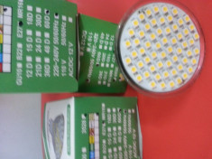 Spot Bec LED 4W 60leduri SMD E27 lumina calda foto