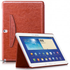 Husa piele fina HOCO, SAMSUNG GALAXY TAB PRO 10.1, smart cover, MARO CONIAC foto