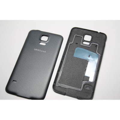 Capac Samsung S5 ORIGINAL negru G900 G900F carcasa baterie foto