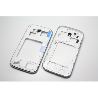 Rama carcasa mijloc Samsung i9082 alb foto