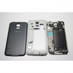 Carcasa Samsung S5 ORIGINALA neagra G900 G900F completa