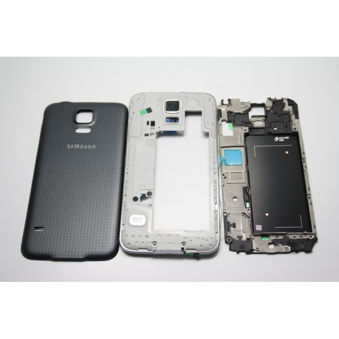 Carcasa Samsung S5 ORIGINALA neagra G900 G900F completa