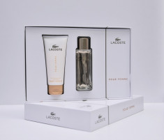 Parfum Lacoste Pour Femme SET 50 ML apa de parfum + 100 Lotiune de corp, pentru femei foto