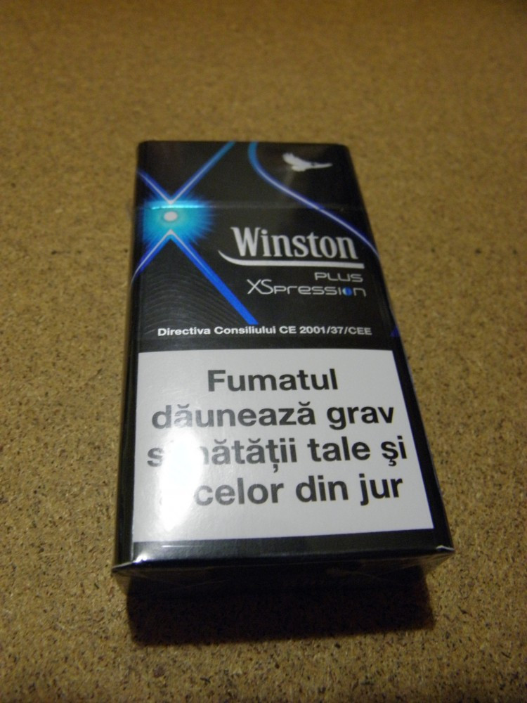Winston Plus XSpression tigari lungi, cu capsula mentolata, sigilate  timbrate Romania | arhiva Okazii.ro