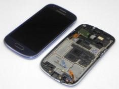 Display Samsung Galaxy S3 Mini GT-I8190 Albastru foto