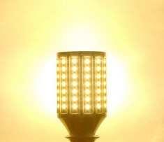 Bec LED economic 20W (2250lumeni =98LED SMD5730) GALBEN = echivalent 150W foto