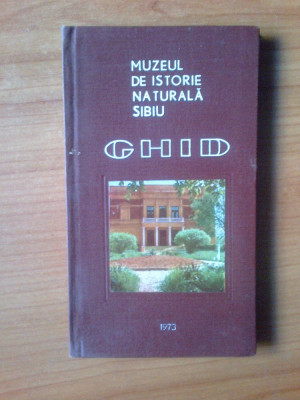 d2 Muzeul de istorie naturala Sibiu - Ghid - M. I. Doltu, I. Weiss foto
