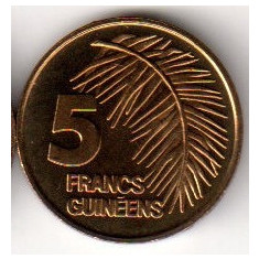 Guinea 5 franc 1985 UNC