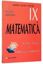 Matematica. Manual pentru clasa a 9-a foto