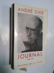 ANDRE GIDE - JOURNAL 1889-1939 - din seria Bibliotheque de la Pleiade foto