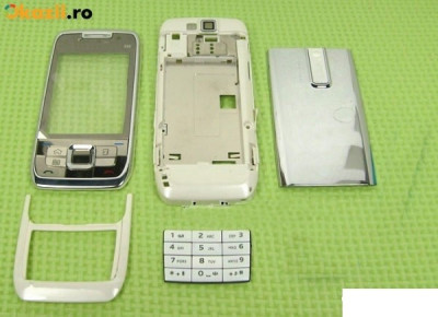 Carcasa Nokia E66 alba foto