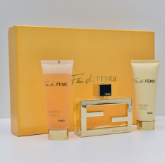 Parfum FENDI Fan di Fendi SET 75 ML apa de parfum + 75 ML lotiune de corp + 75 ML gel dus, pentru femei foto