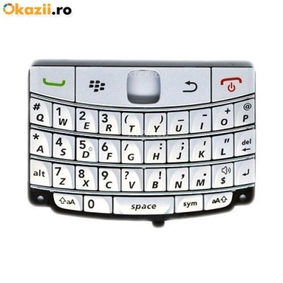 Tastatura keypad BlackBerry 9700 9780 white foto