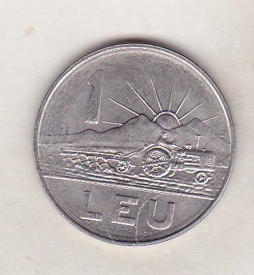 bnk mnd Romania 1 leu 1966 foto
