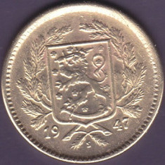 Moneda Finlanda 5 Markkaa 1947 - KM#31a XF++