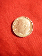 Moneda 10 Centi 1964 SUA , cal.apr.NC , Argint foto