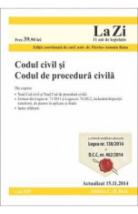 Codul Civil Si Codul De Procedura Civila Act. 15.11.2014 foto