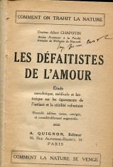 Les defaitistes de l&amp;#039;amour - Autor : Albert Chapotin - 61121 foto