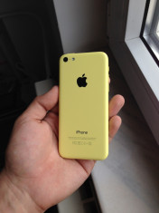 iPhone 5C Yellow | Galben (BLOCAT iCloud - Stare foarte buna - IDEAL RECAROSARE) foto