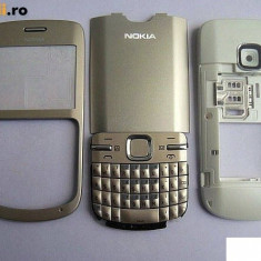 Carcasa originala Nokia C3 aurie