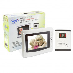 Resigilat - Interfon video cu 1 monitor model PNI DF-926 cu ecran LCD de 7 inch foto