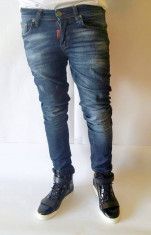 Blugi Conici Barbati Dsquared/ Blugi Jeans Slim Marimi 30 31 32 33 34 / Blugi Barbati de Firma/Transport Gratuit in 24 de ore !! foto