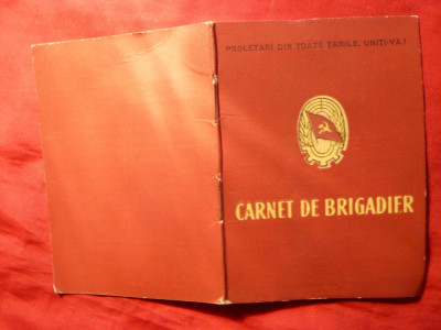 Carnet de Brigadier , numerotat foto