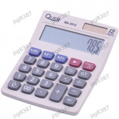 Calculator electronic de birou, 12 digiti, Quer RD-2512-400444 foto