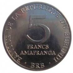 Burundi 5 franc 1980 UNC foto