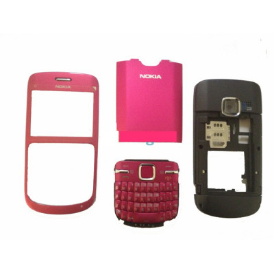 Carcasa Nokia C3 calitatea A roz foto